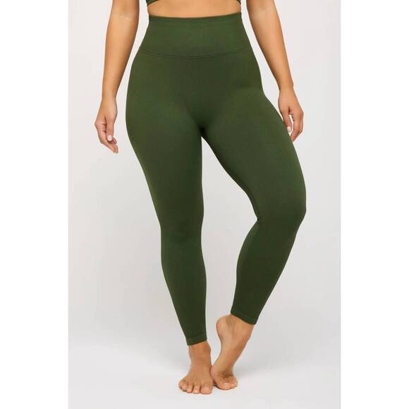 NEW SPIRITUAL GANGSTER women's love sculpt legging in green